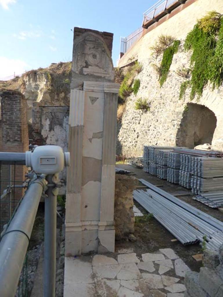 Herculaneum, September 2015. Looking west from four-sided arch.